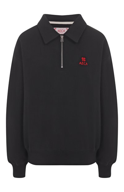 Женский хлопковый свитшот AECA WHITE, арт. AWCMFWBDTSSSO002C0.BLACK (S)