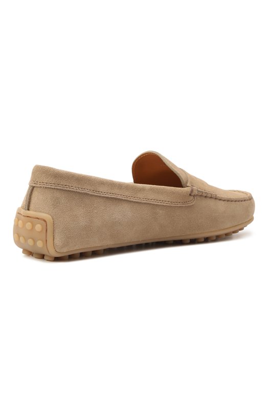 Замшевые мокасины City Gommino Tod’s XXW10L00010RE0 Бежевый  XXW10L00010RE0 Фото 5