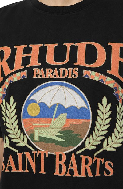 Хлопковая футболка RHUDE, арт. RHPS23TT07837610, фото 5