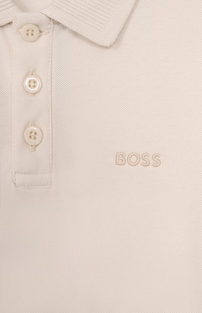 Хлопковое поло BOSS, арт. J52958, фото 3