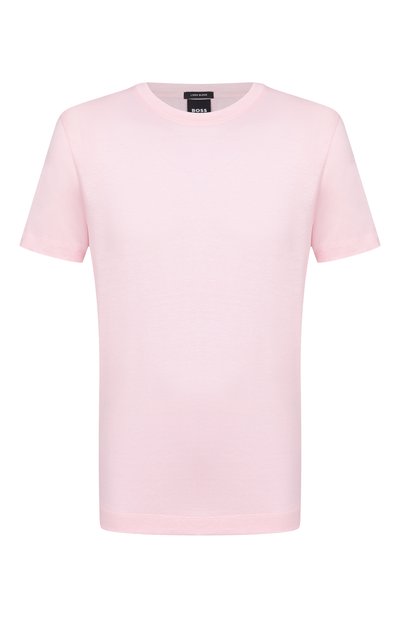 Мужская футболка изо льна и хлопка BOSS, арт. 50559163