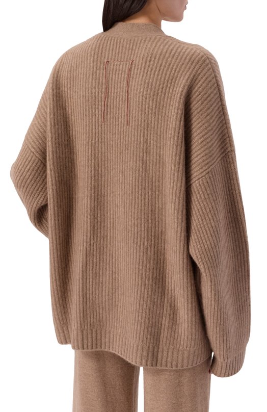 Кардиган из беби-кашемира Uma Wang x 1436 Uma Wang V2256B002 Бежевый  V2256B002 Фото 4