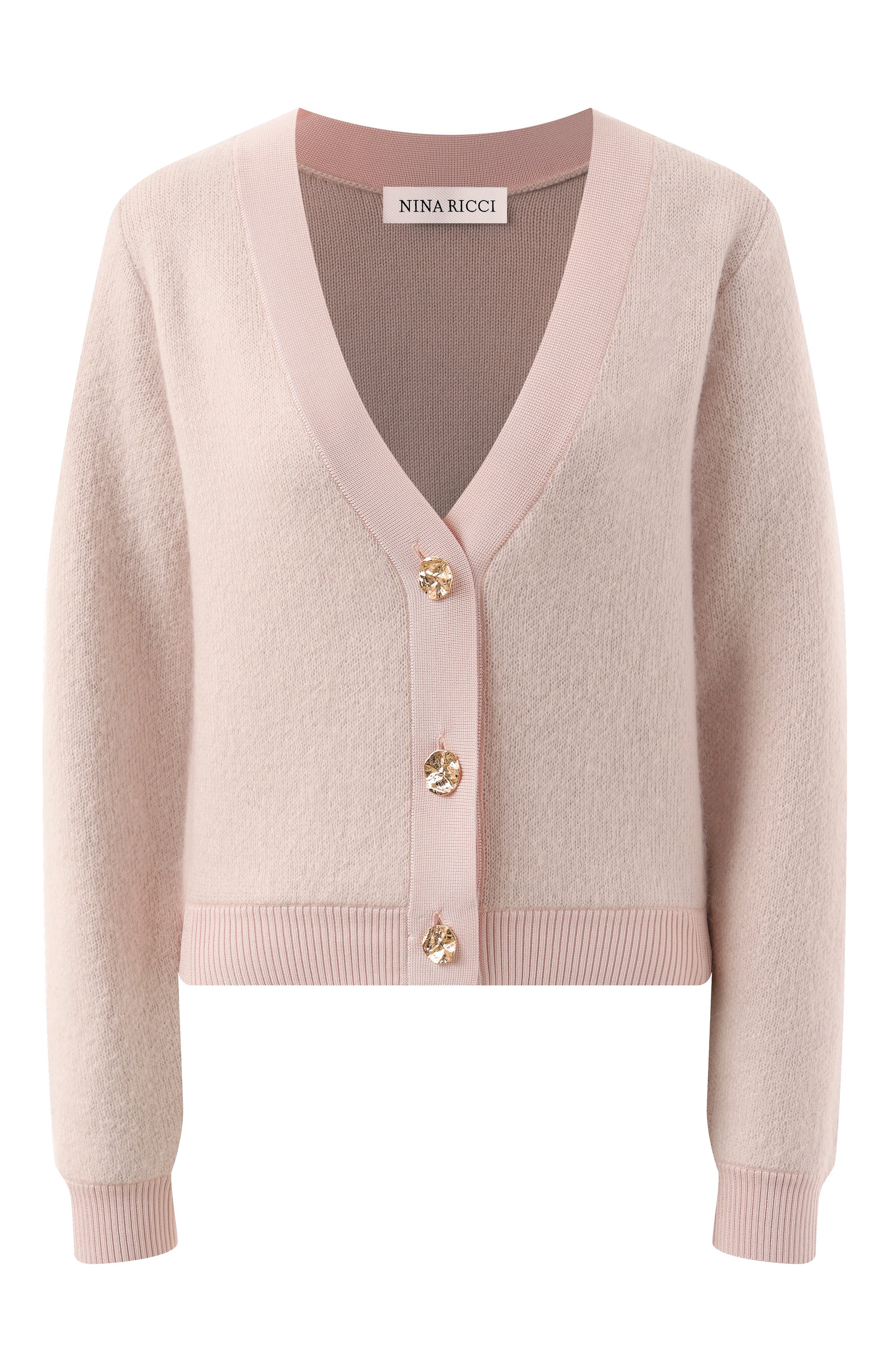 Кардиган из шерсти и вискозы NINA RICCI, арт. 24AMCR002/ML0559, фото 1