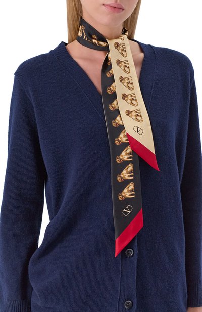 Шелковый шарф-твилли VALENTINO, арт. 7W2E6017/UQW, фото 2