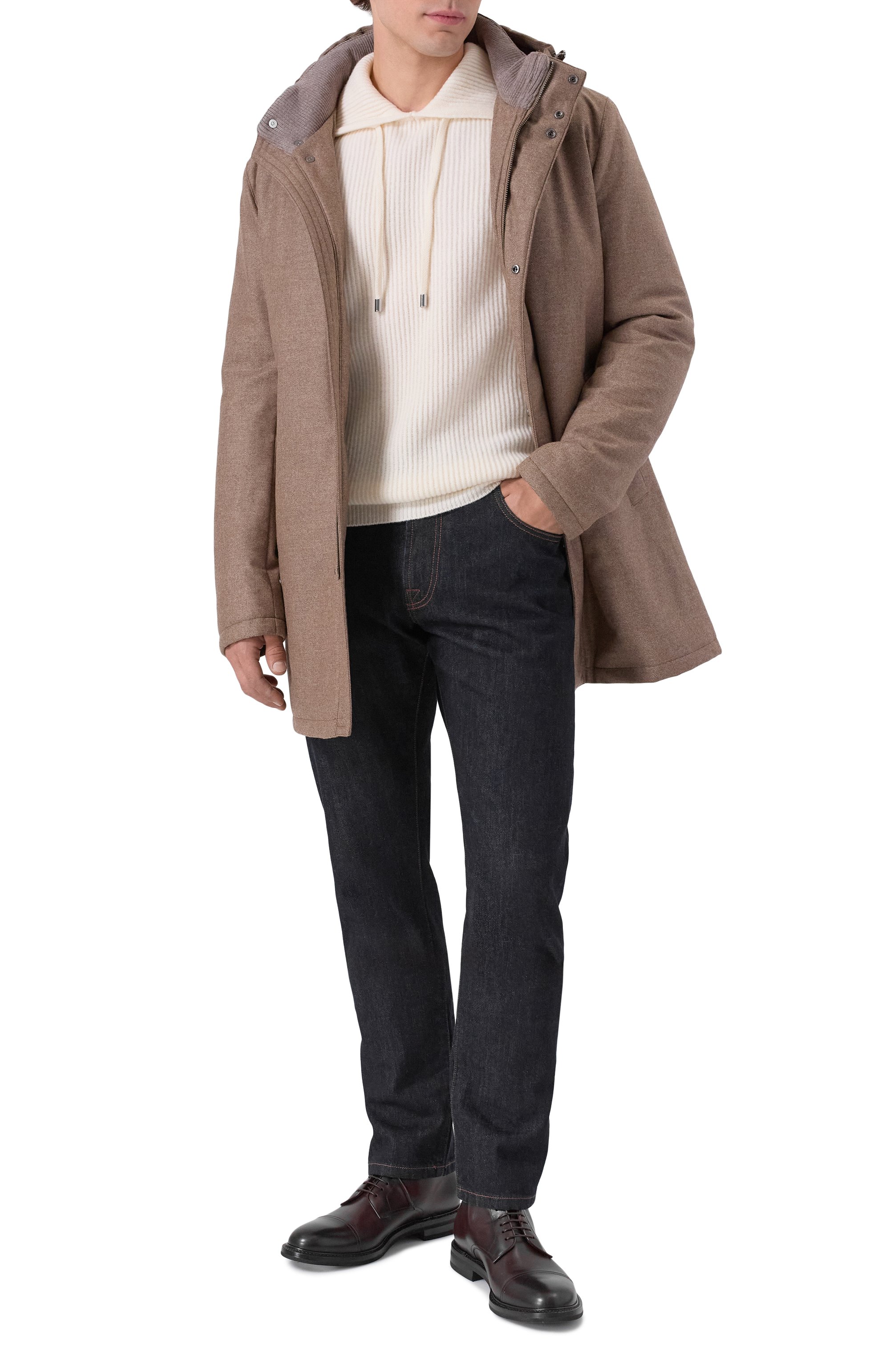 Шерстяное худи ANDREA CAMPAGNA, арт. M5625-6143, фото 2