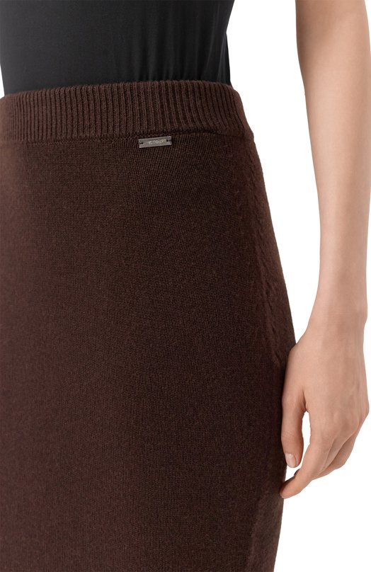 Кашемировая юбка Kiton D5474820057 Коричневый  D5474820057 Фото 5