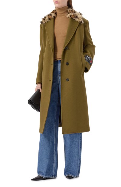 Шерстяное пальто MSGM, арт. 3941MDC15Y/257603, фото 2