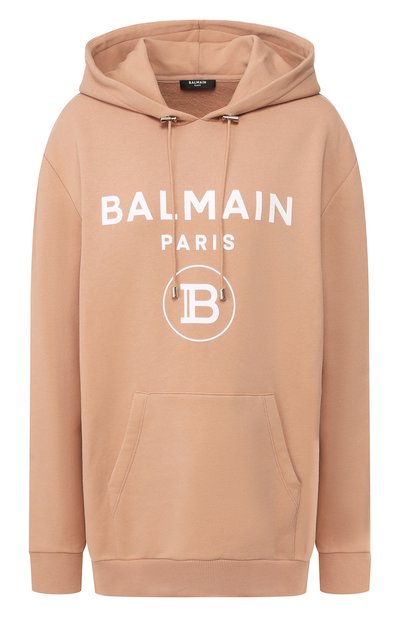 Женский хлопковое худи BALMAIN, арт. TF13892/I346