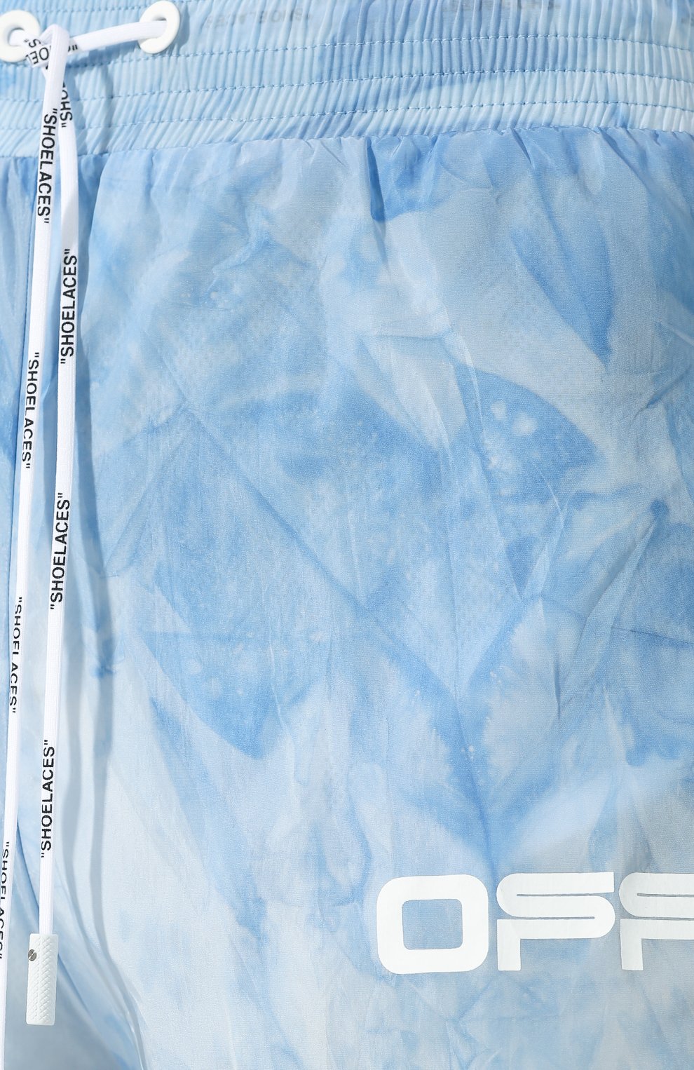 Шорты OFF-WHITE голубого цвета по цене 34600 руб., арт. 0WCB020R20H130879901, фото 5 Шорты OFF-WHITE, арт. 0WCB020R20H130879901, фото 5