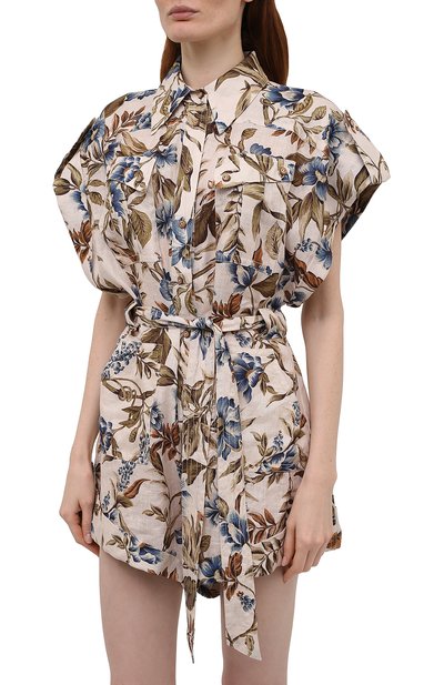 Льняной комбинезон ZIMMERMANN, арт. 7842YALI, фото 3