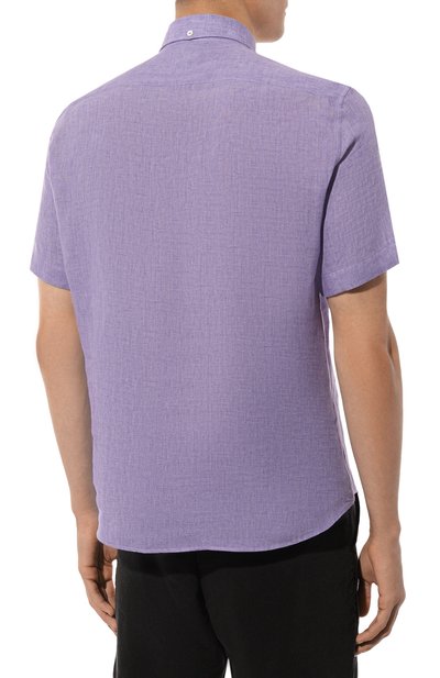 Льняная рубашка BRUNELLO CUCINELLI, арт. MF6300635, фото 4