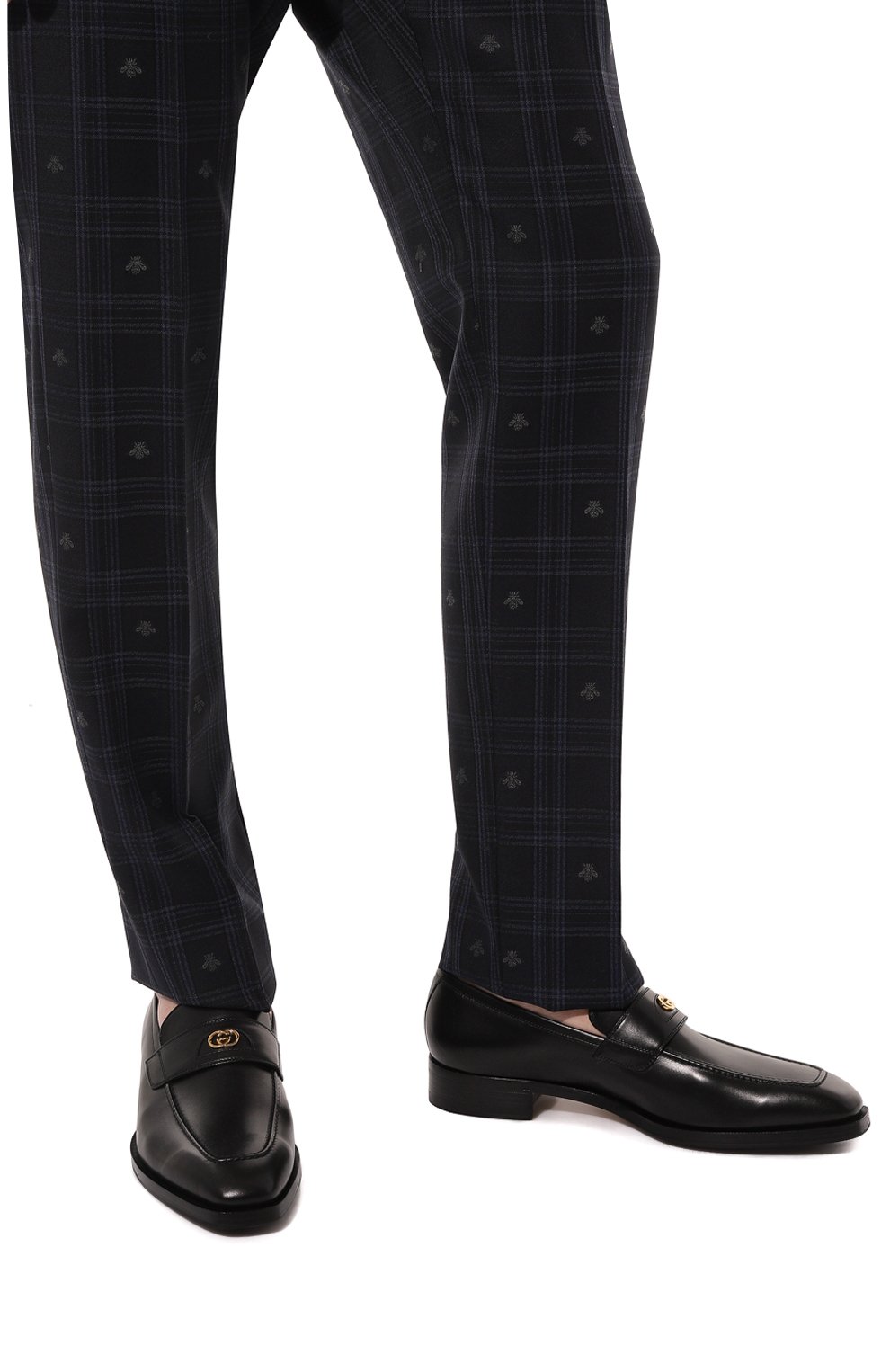 Кожаные лоферы GUCCI, арт. 669815 06F00, фото 3