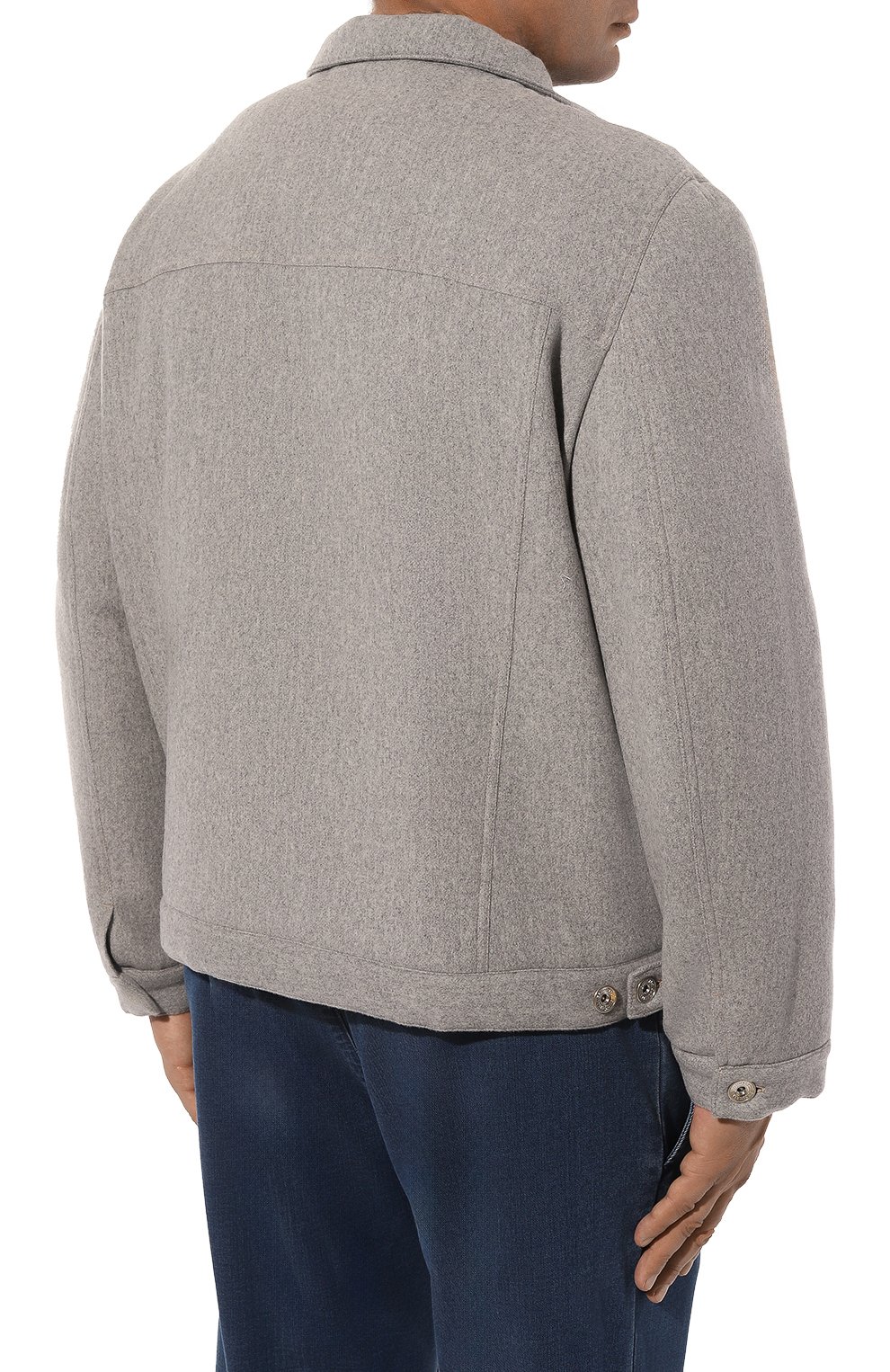 Утепленная куртка-рубашка BRUNELLO CUCINELLI, арт. MT4976880, фото 4