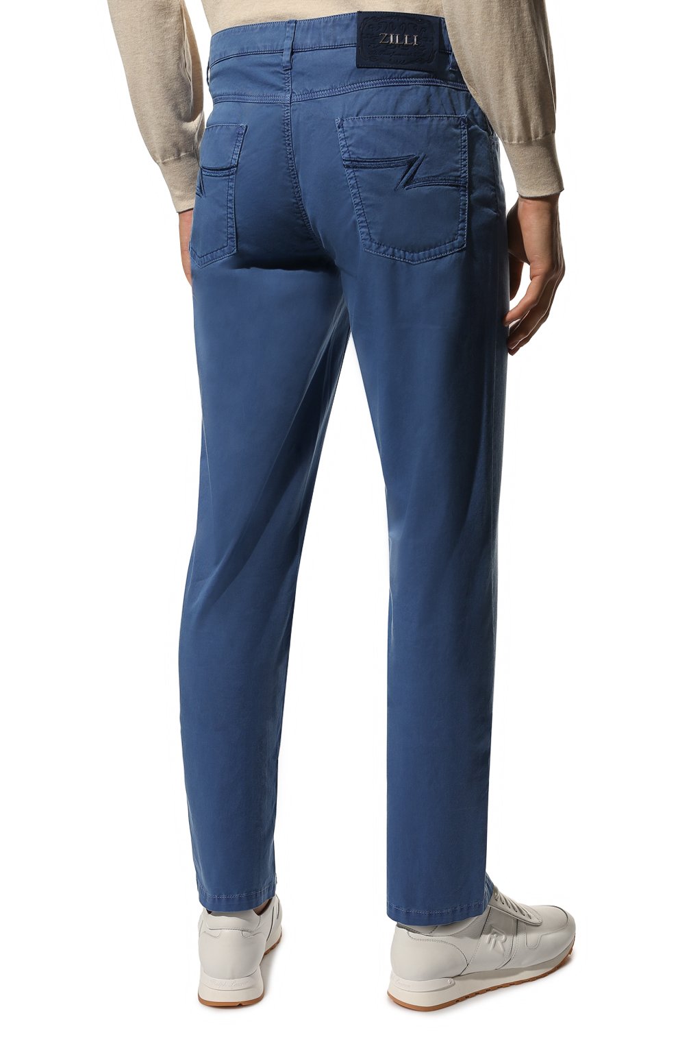 Хлопковые брюки ZILLI, арт. M0X-D0120-C0TE1/R001, фото 4