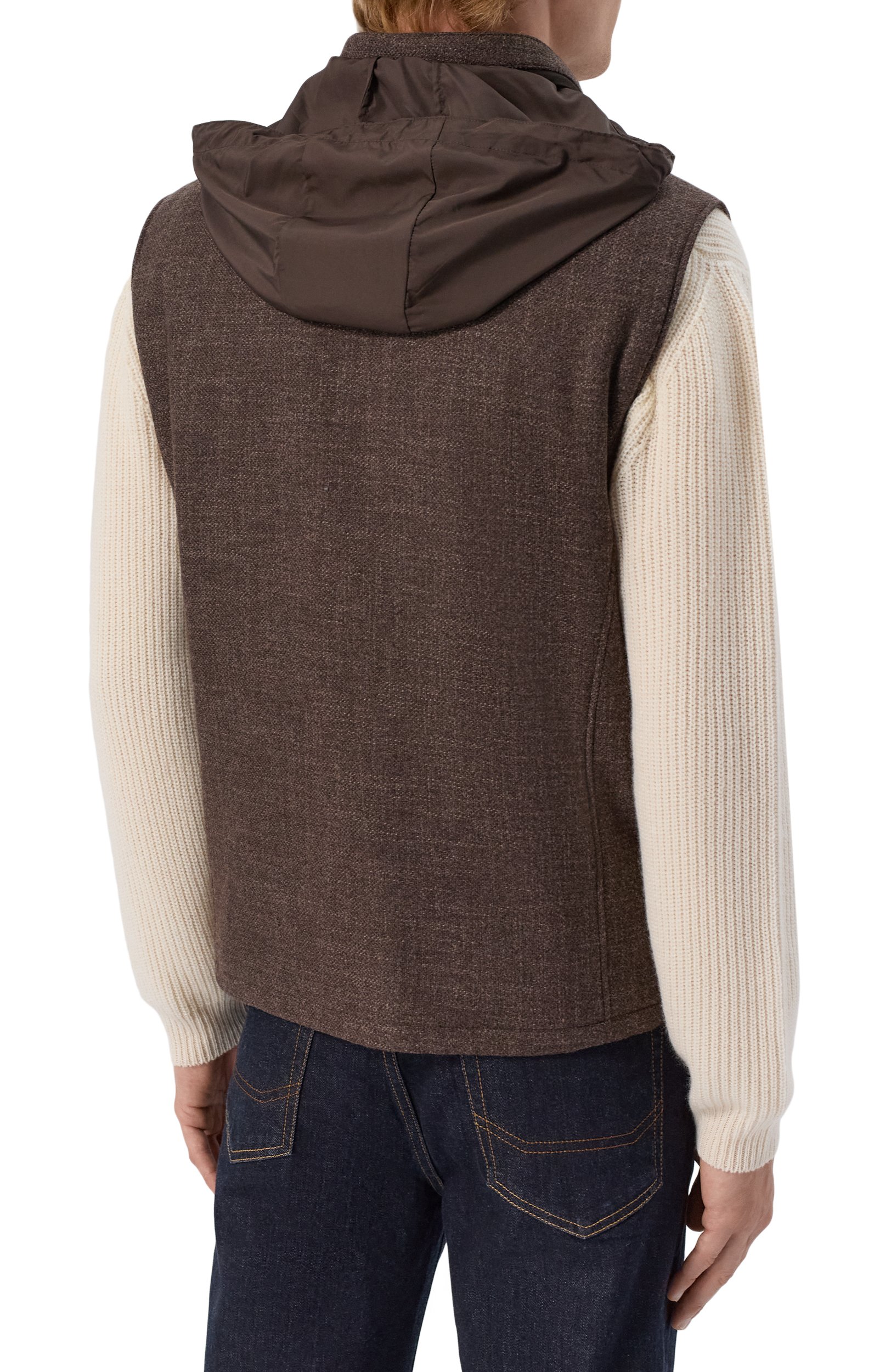 Жилет из шерсти и шелка CORNELIANI, арт. 28C571/2A16247, фото 6
