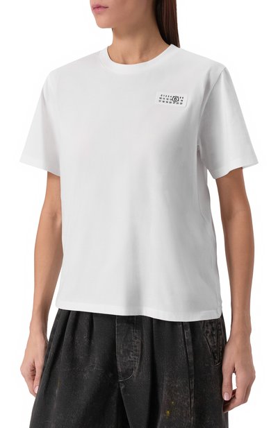 Хлопковая футболка MM6, арт. S52GC0336/M20048, фото 3