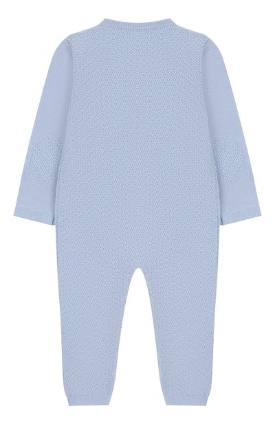 Шерстяной комбинезон BABY T голубого цвета по цене 9865 руб., арт. 18AI011TZ/1M-12M, фото 2 Шерстяной комбинезон BABY T, арт. 18AI011TZ/1M-12M, фото 2