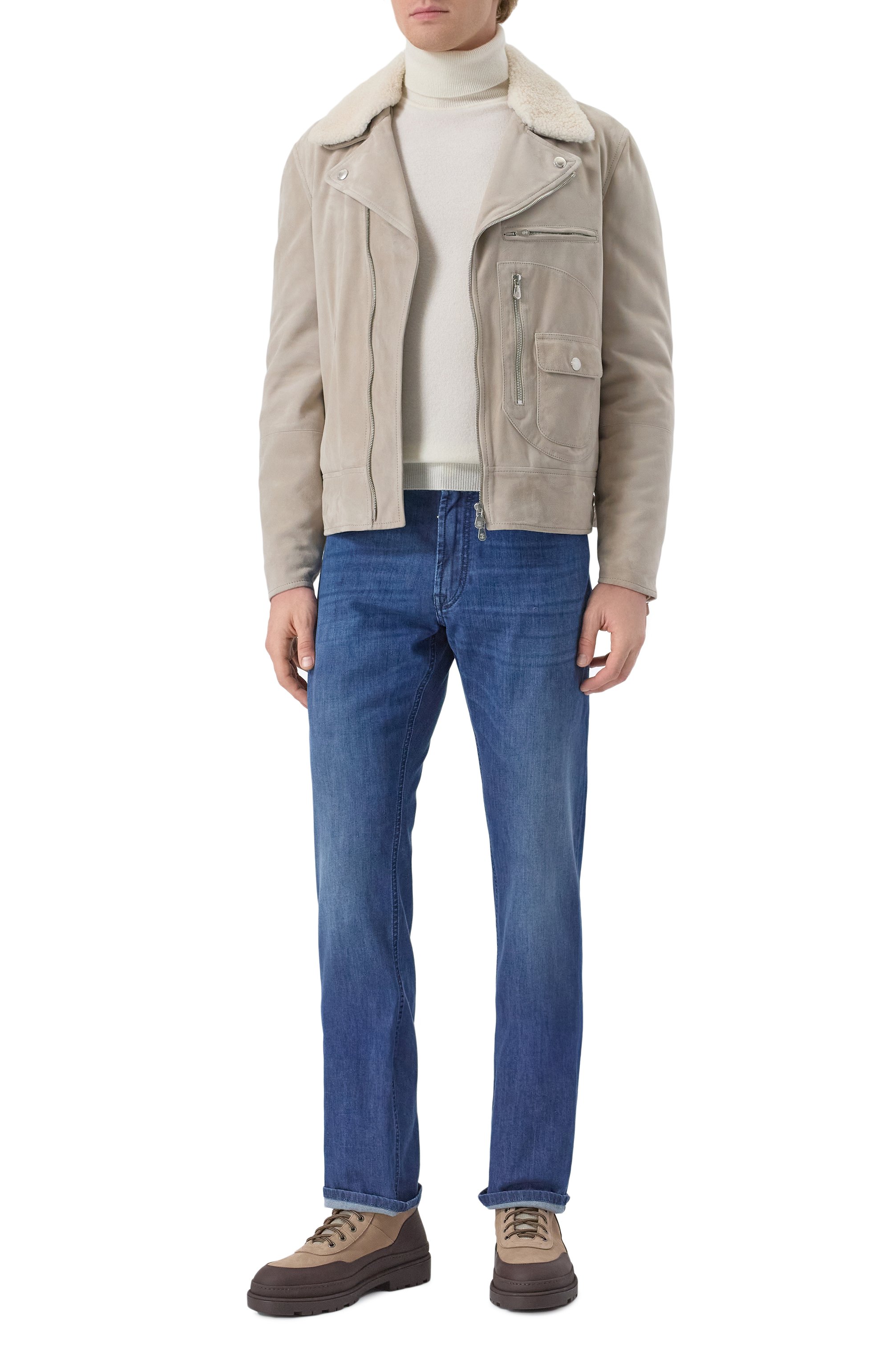 Кожаные хайкеры BRUNELLO CUCINELLI, арт. MZUUDB2211, фото 2