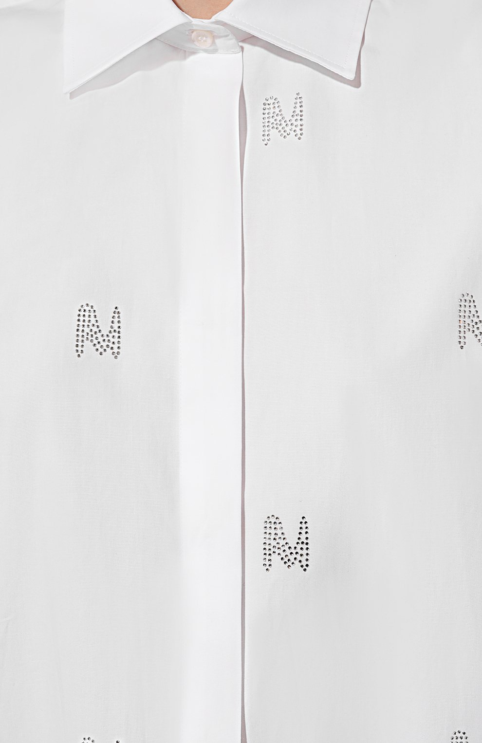 Хлопковая рубашка MSGM, арт. 3741MDE14X/247600, фото 5