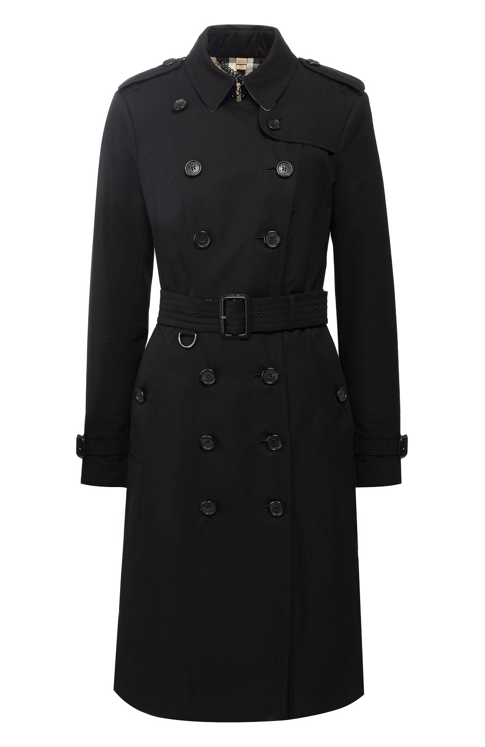 Однотонный двубортный тренч с поясом BURBERRY, арт. 4009022, фото 1