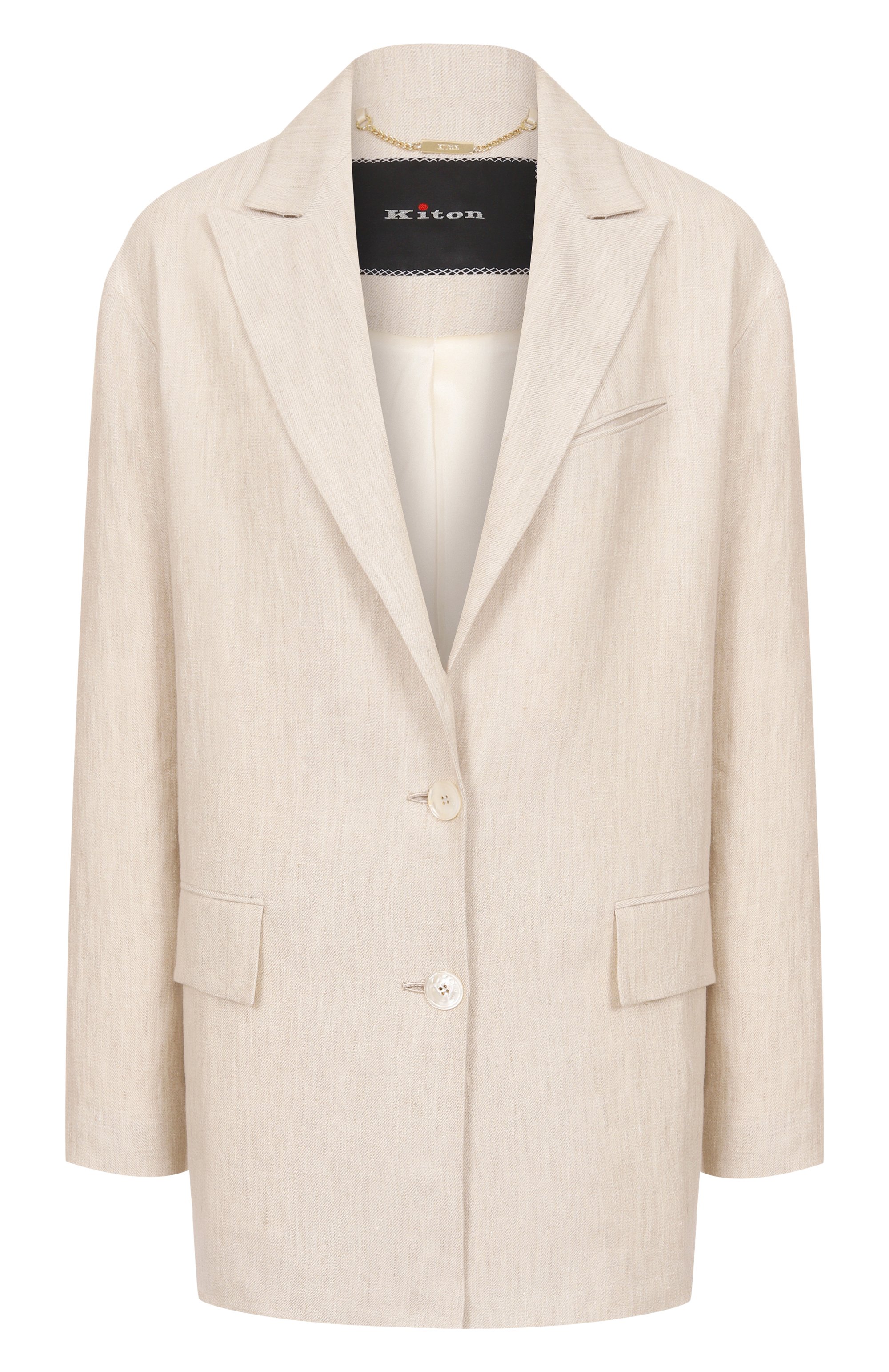 Льняной жакет KITON, арт. D53502K0635E05, фото 1