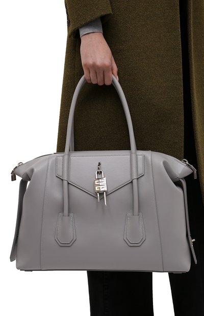 Сумка antigona GIVENCHY серого цвета по цене 240500 руб., арт. BB50HAB183, фото 2 Сумка antigona GIVENCHY, арт. BB50HAB183, фото 2