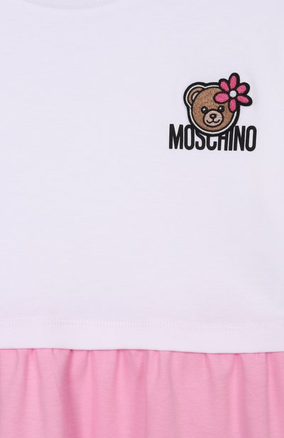 Хлопковое платье MOSCHINO, арт. HDV0HR/LAA43_001, фото 3