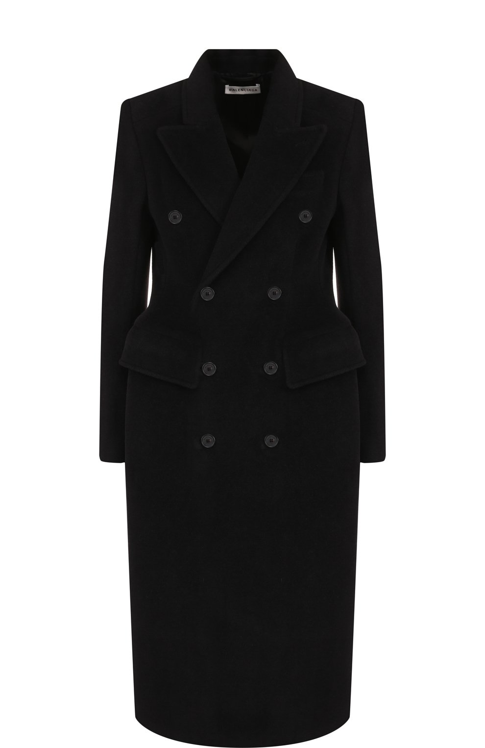 Приталенное двубортное пальто из шерсти BALENCIAGA, арт. 479864/TBU05, фото 1