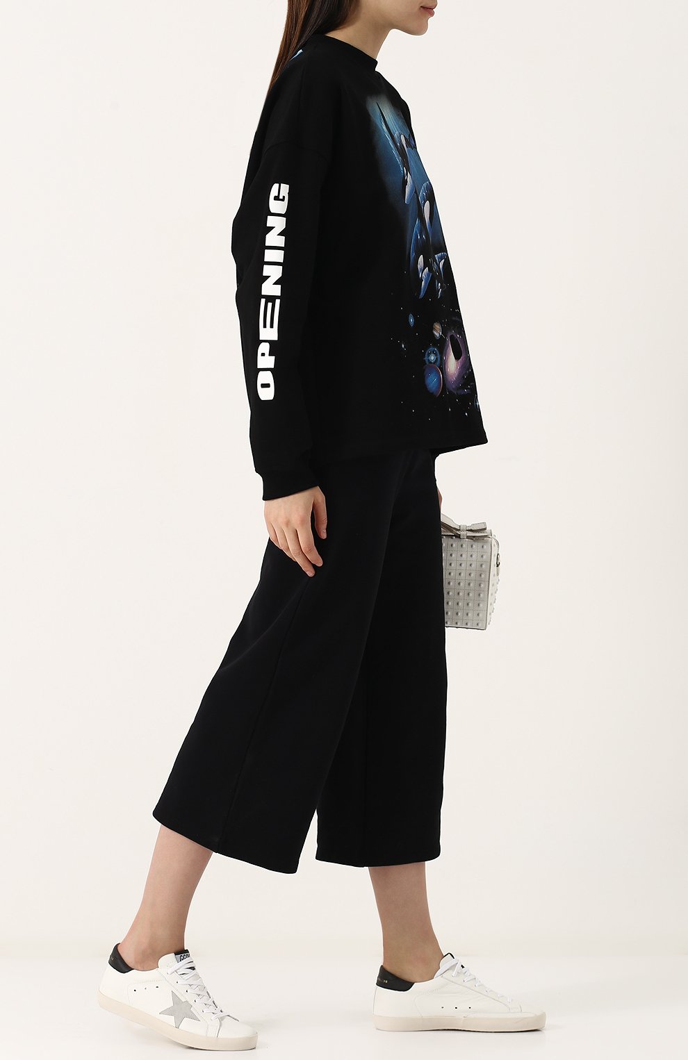 Укороченные хлопковые брюки OPENING CEREMONY, арт. S18TEM13095, фото 2