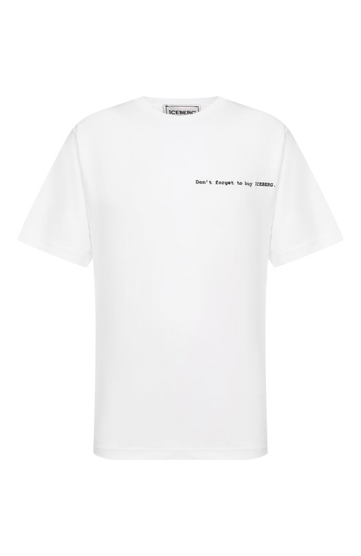 Хлопковая футболка Iceberg F023/6327 Белый F023/6327