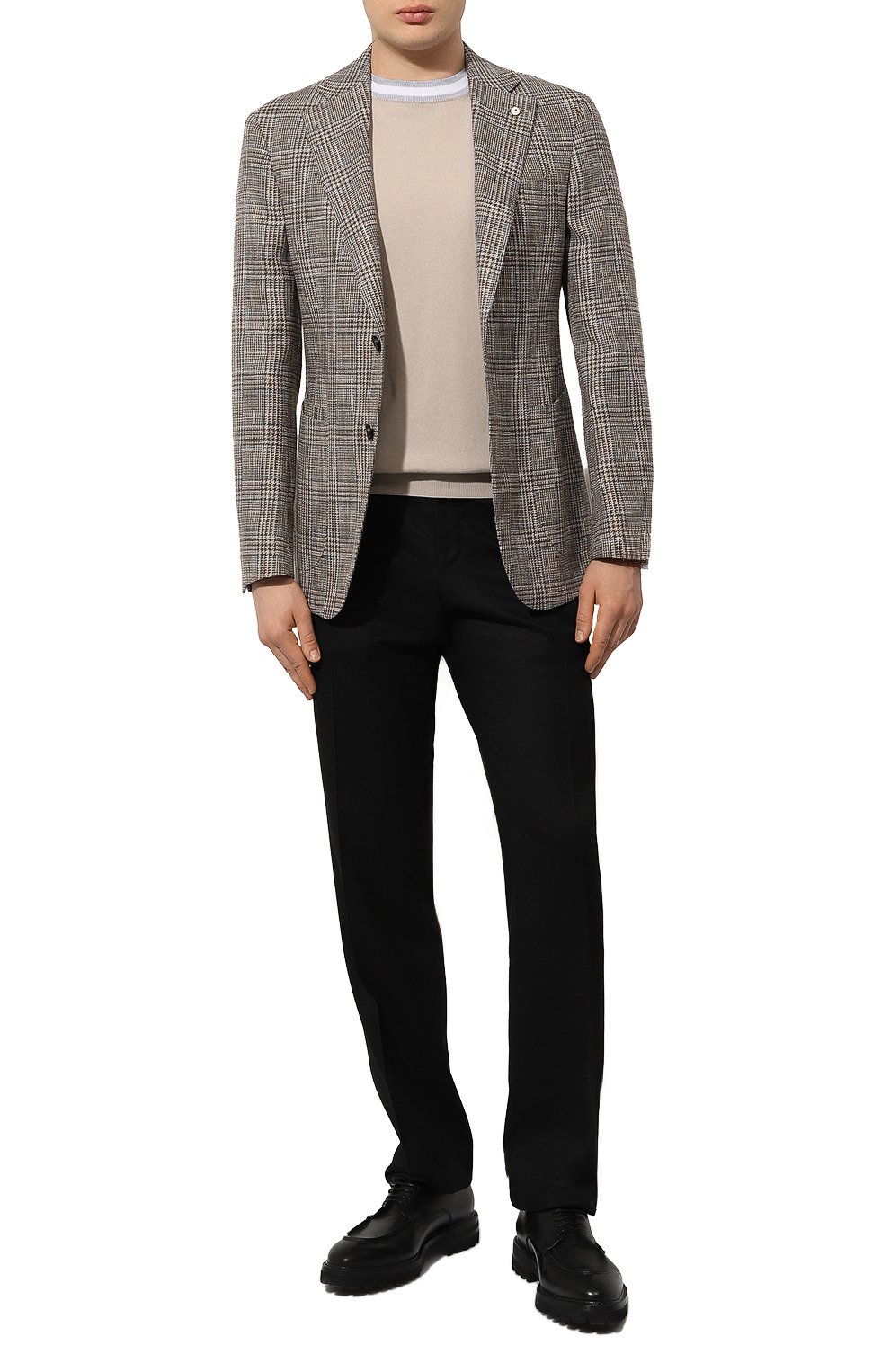 Пиджак из хлопка и льна L.B.M. 1911, арт. 2411/1/42304, фото 2