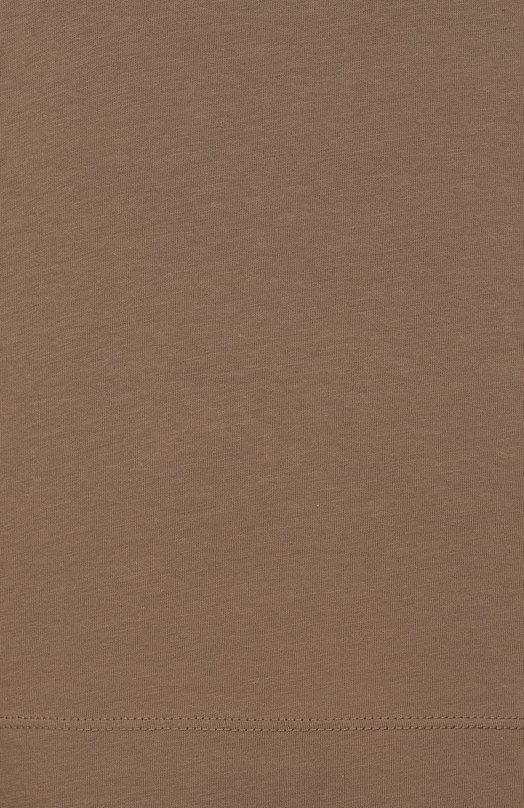Хлопковая футболка Dries Van Noten 251-021102-1600 Коричневый  251-021102-1600 Фото 6