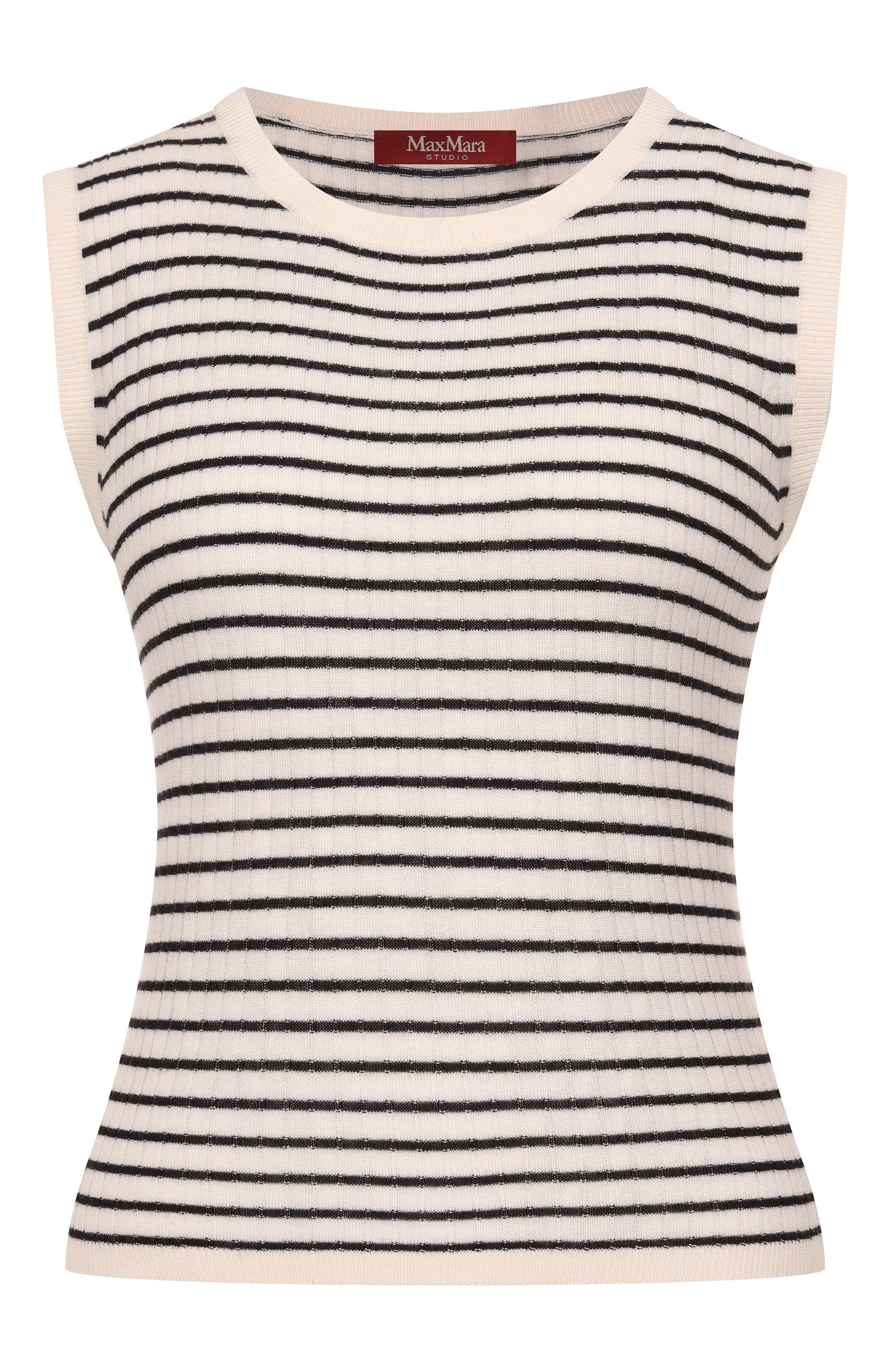 Топ из шелка и шерсти  MAX MARA STUDIO, арт. VALERIA, фото 1