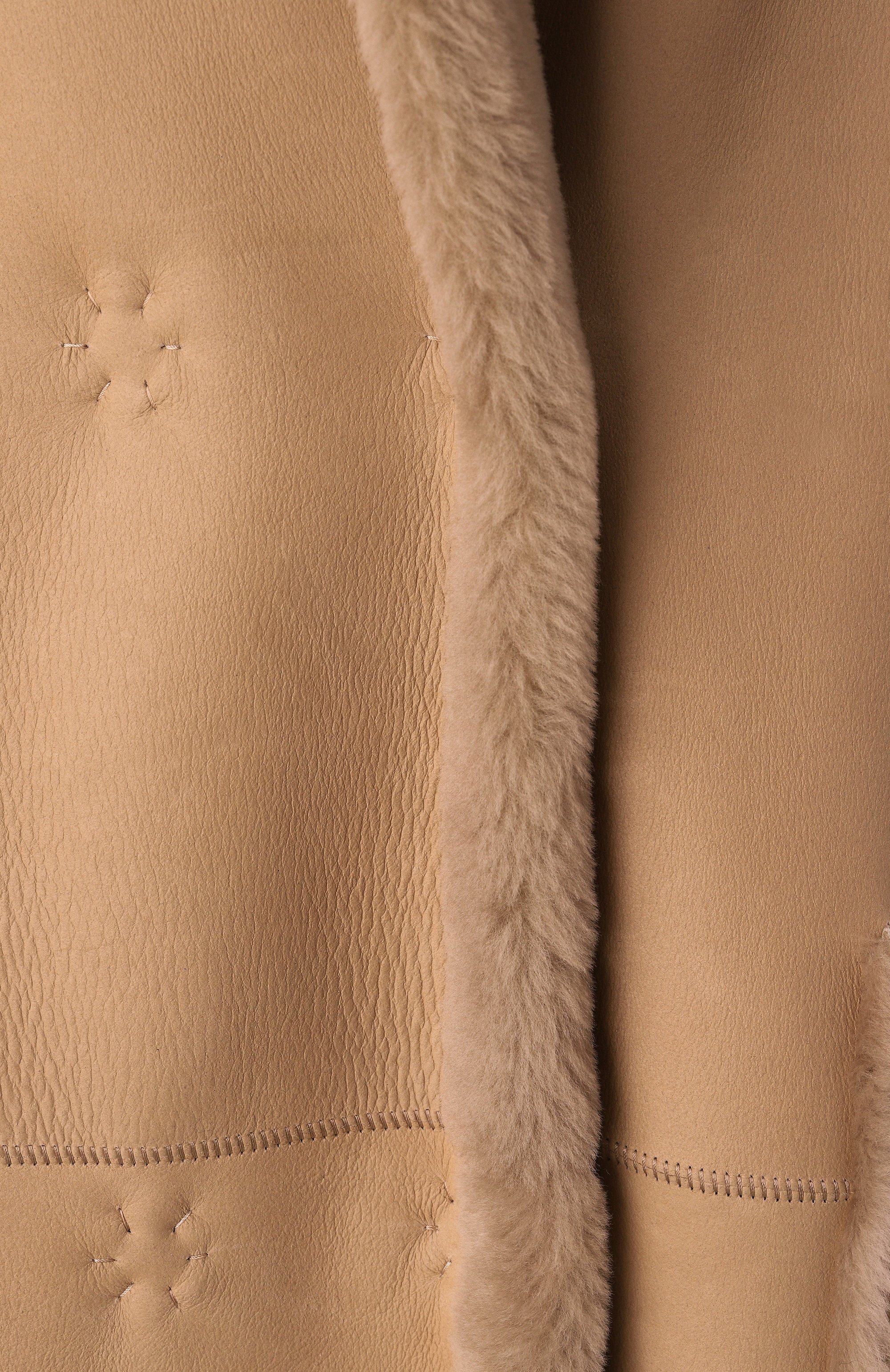 Дубленка из овчины LUDA NIKISHINA, арт. FC/FEDRA/NP-MR/BIEGE, фото 6