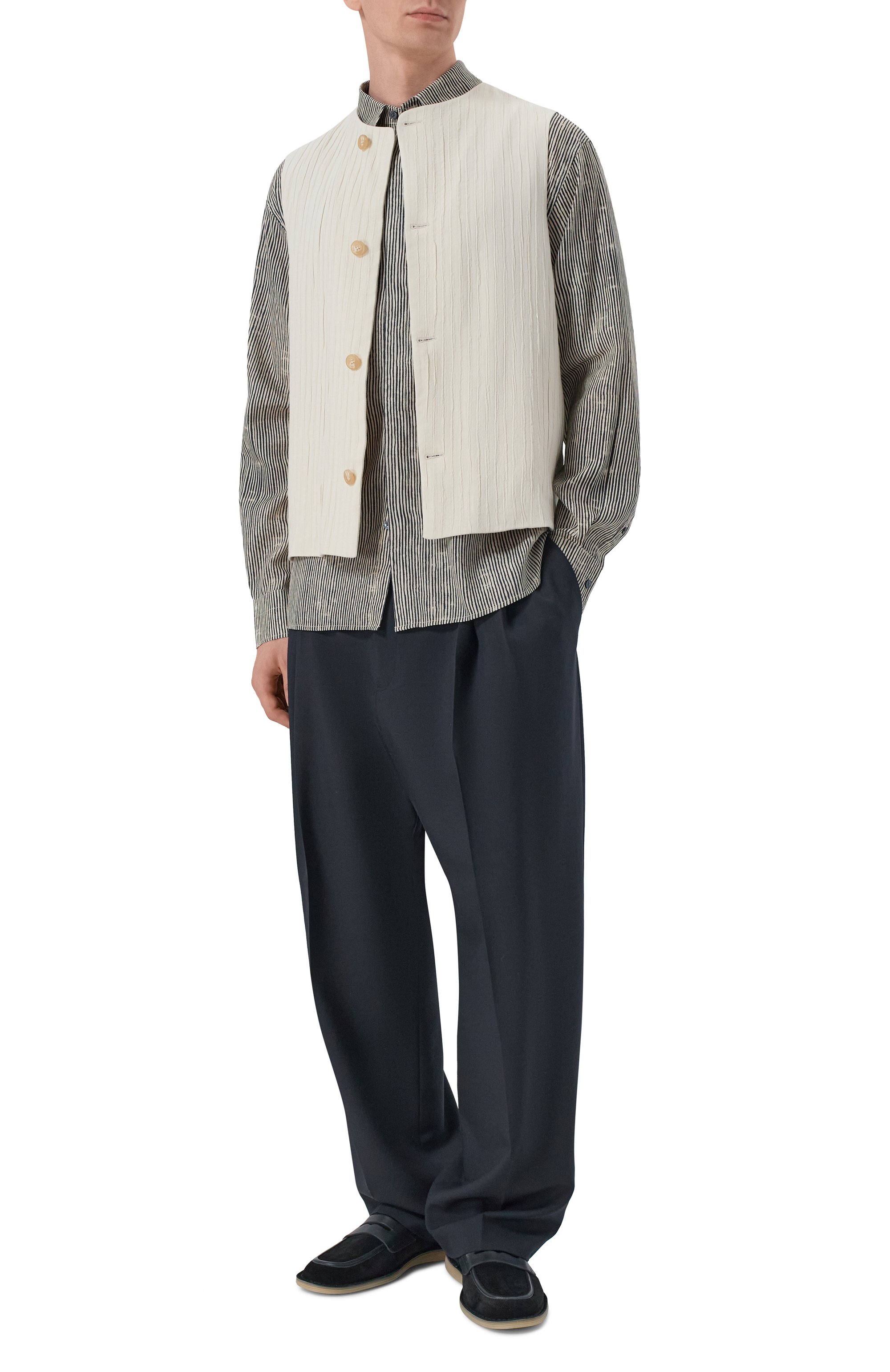 Рубашка из лиоцелла и вискозы EMPORIO ARMANI, арт. EM004178/AF14214, фото 2