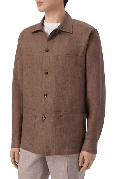 Льняная рубашка STEFANO RICCI, арт. SP008363/BN2930, фото 3