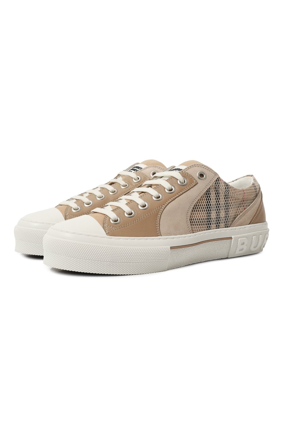 Комбинированные кеды kai BURBERRY, арт. 8066833, фото 1