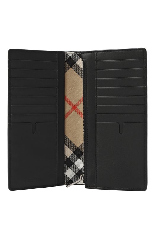 Кожаное портмоне Burberry 8113092 Чёрный  8113092 Фото 3