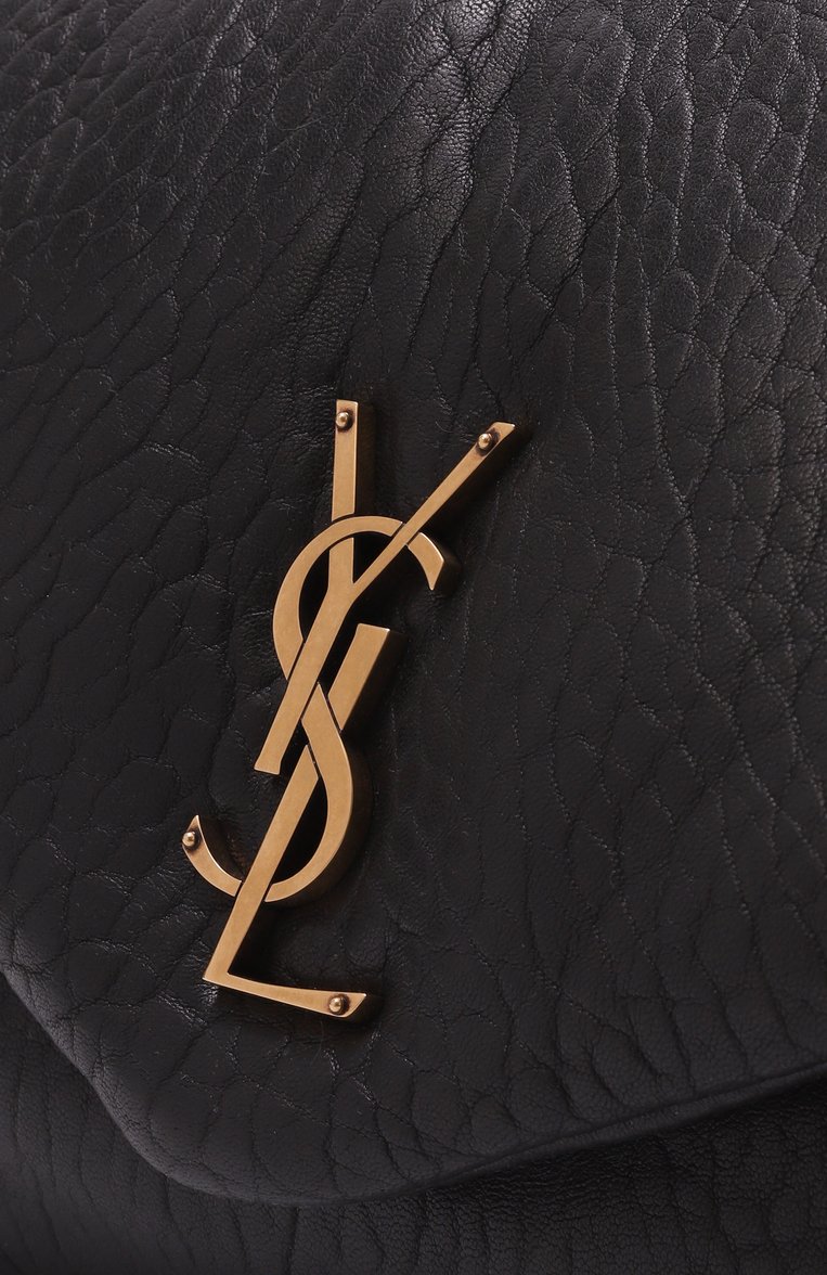 Женская сумка calypso large SAINT LAURENT черного цвета, арт. 777399/AACYT | Фото 3 (Материал: Натуральная кожа; Размер: large; Ремень/цепочка: На ремешке)