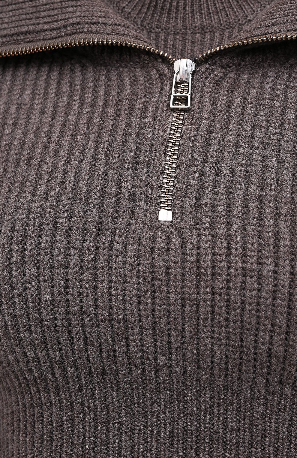 Шерстяной свитер JACQUEMUS коричневого цвета по цене 58700 руб., арт. 203KN53/200890, фото 5 Шерстяной свитер JACQUEMUS, арт. 203KN53/200890, фото 5