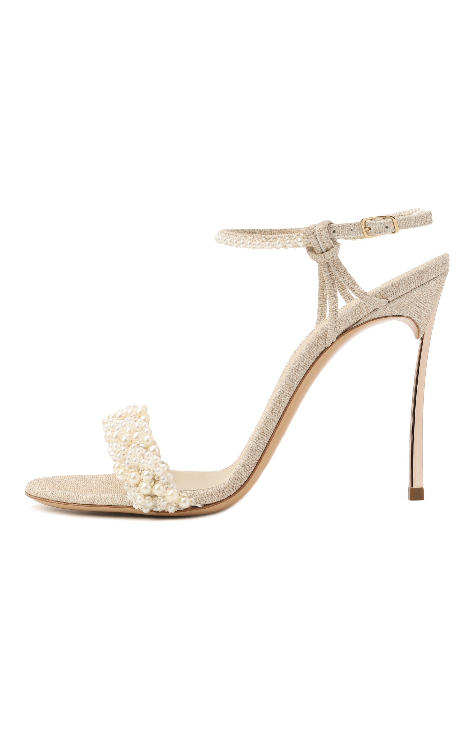 Кожаные босоножки pearlsway blade100 CASADEI, арт. 1L376J100M/C2785, фото 4