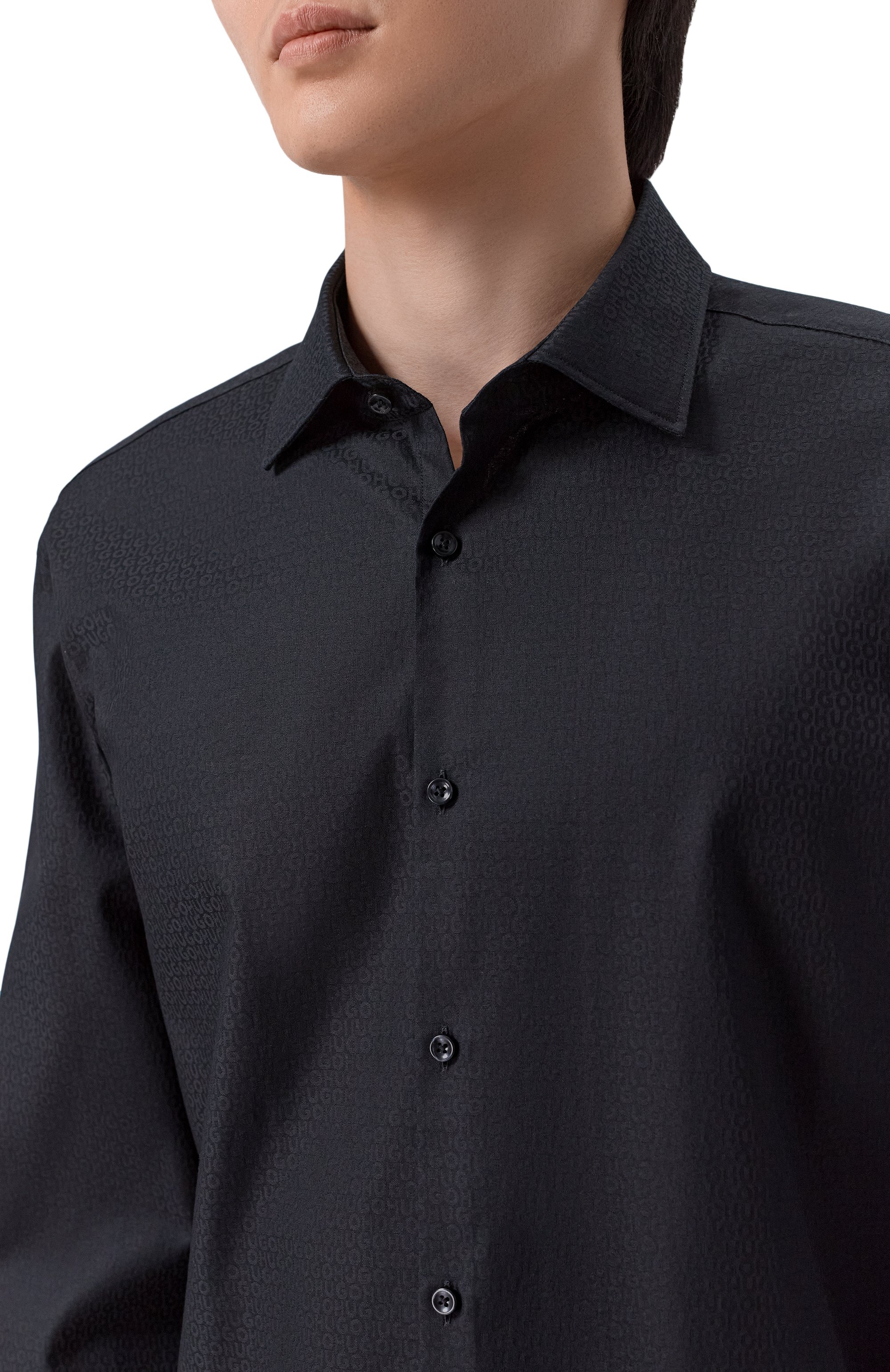 Хлопковая сорочка HUGO, арт. 50555295, фото 5