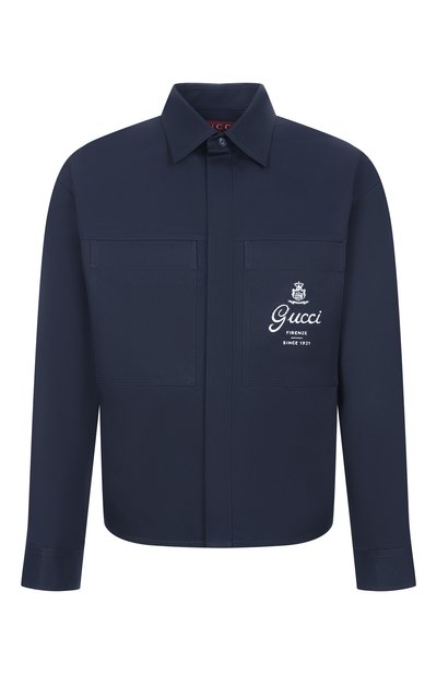 Мужская хлопковая рубашка GUCCI, арт. 851711/ZAQH5