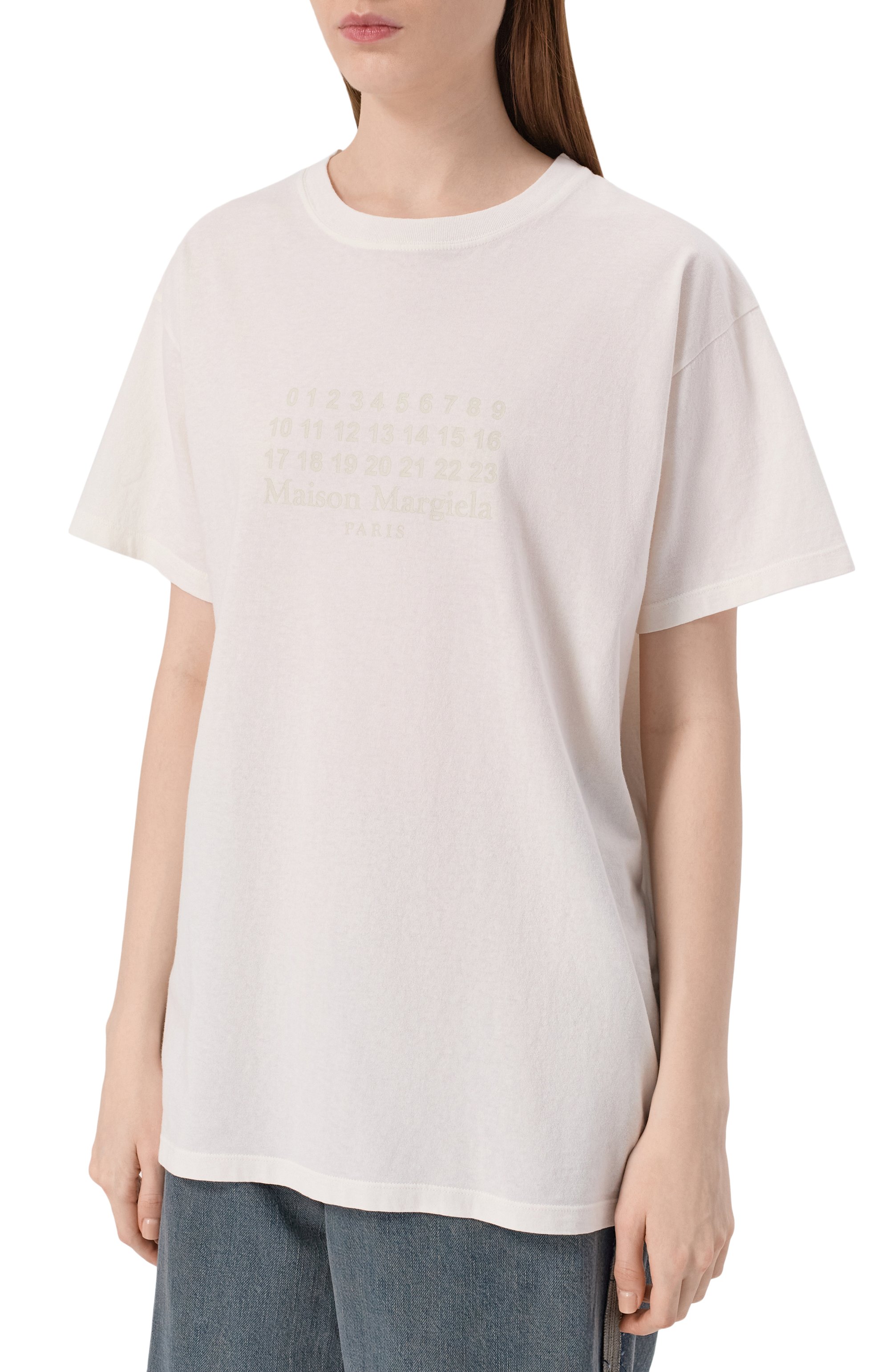 Хлопковая футболка MAISON MARGIELA, арт. S29GC0307/S24575, фото 3