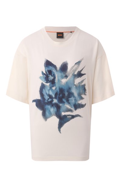 Хлопковая футболка BOSS ORANGE, арт. 50534814, фото 1