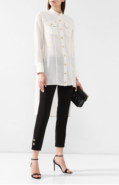 Рубашка из смеси вискозы и льна BALMAIN, арт. RF12234/C105, фото 2