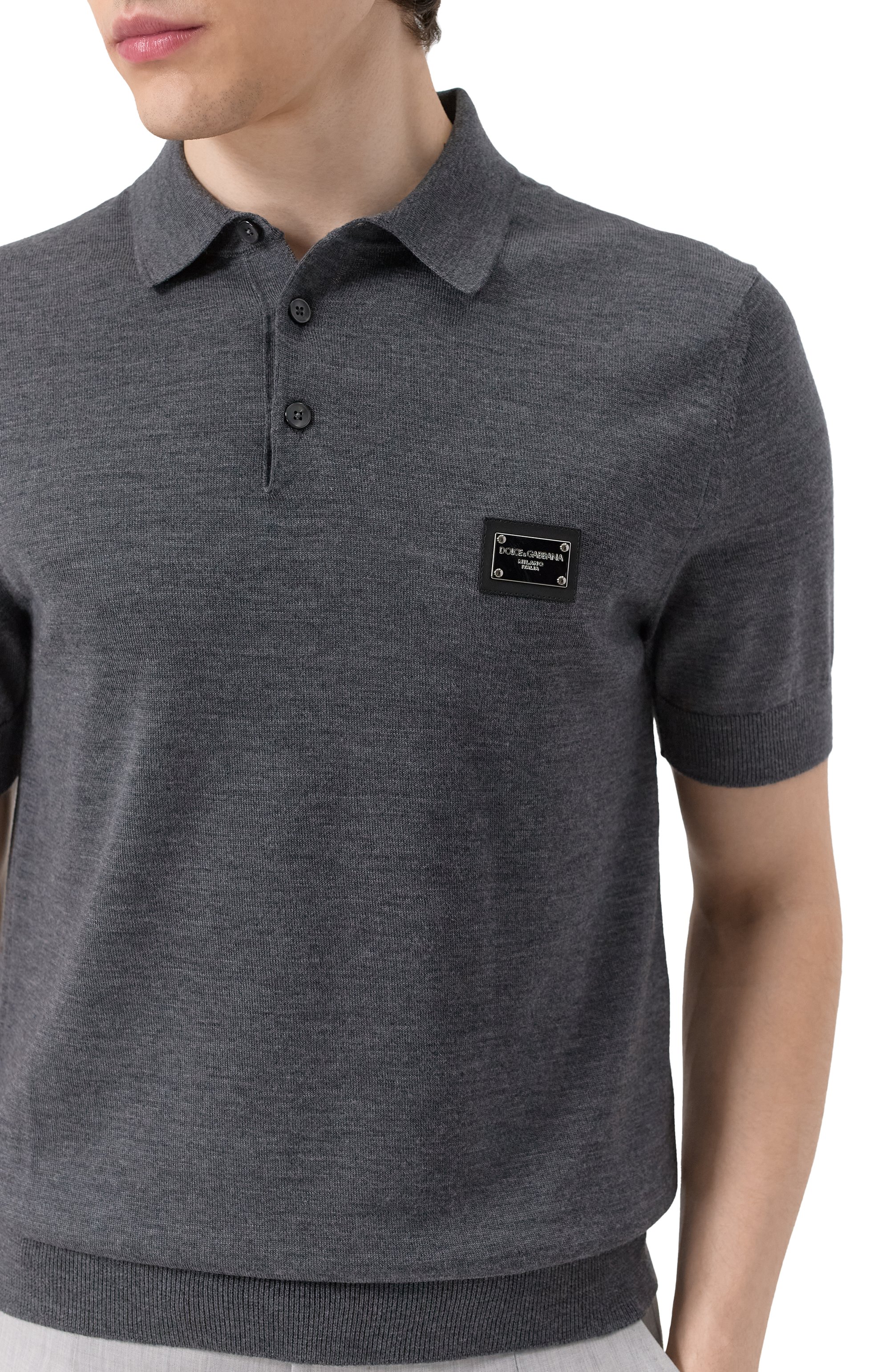 Шерстяное поло DOLCE & GABBANA, арт. GX038T/JCVC7, фото 5