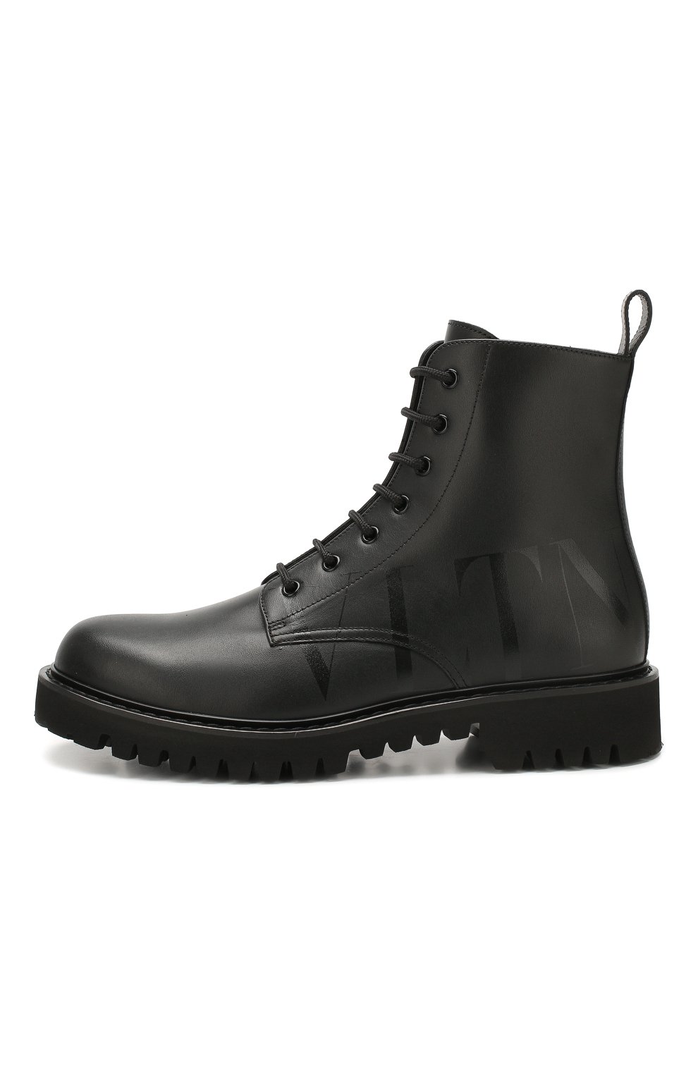 Кожаные ботинки vltn VALENTINO черного цвета по цене 97350 руб., арт. TY2S0D17/DGQ, фото 3 Кожаные ботинки vltn VALENTINO, арт. TY2S0D17/DGQ, фото 3