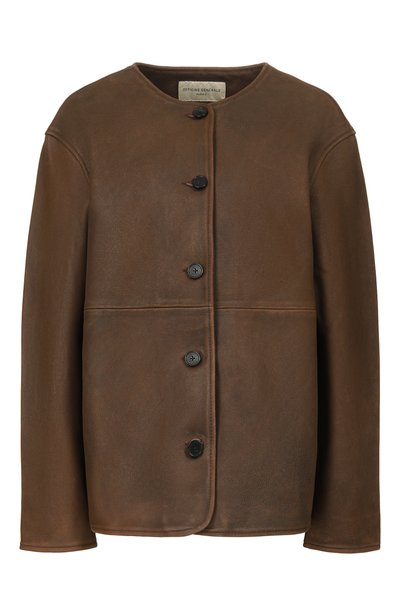 Женская кожаная куртка OFFICINE GENERALE, арт. W26WLTR550