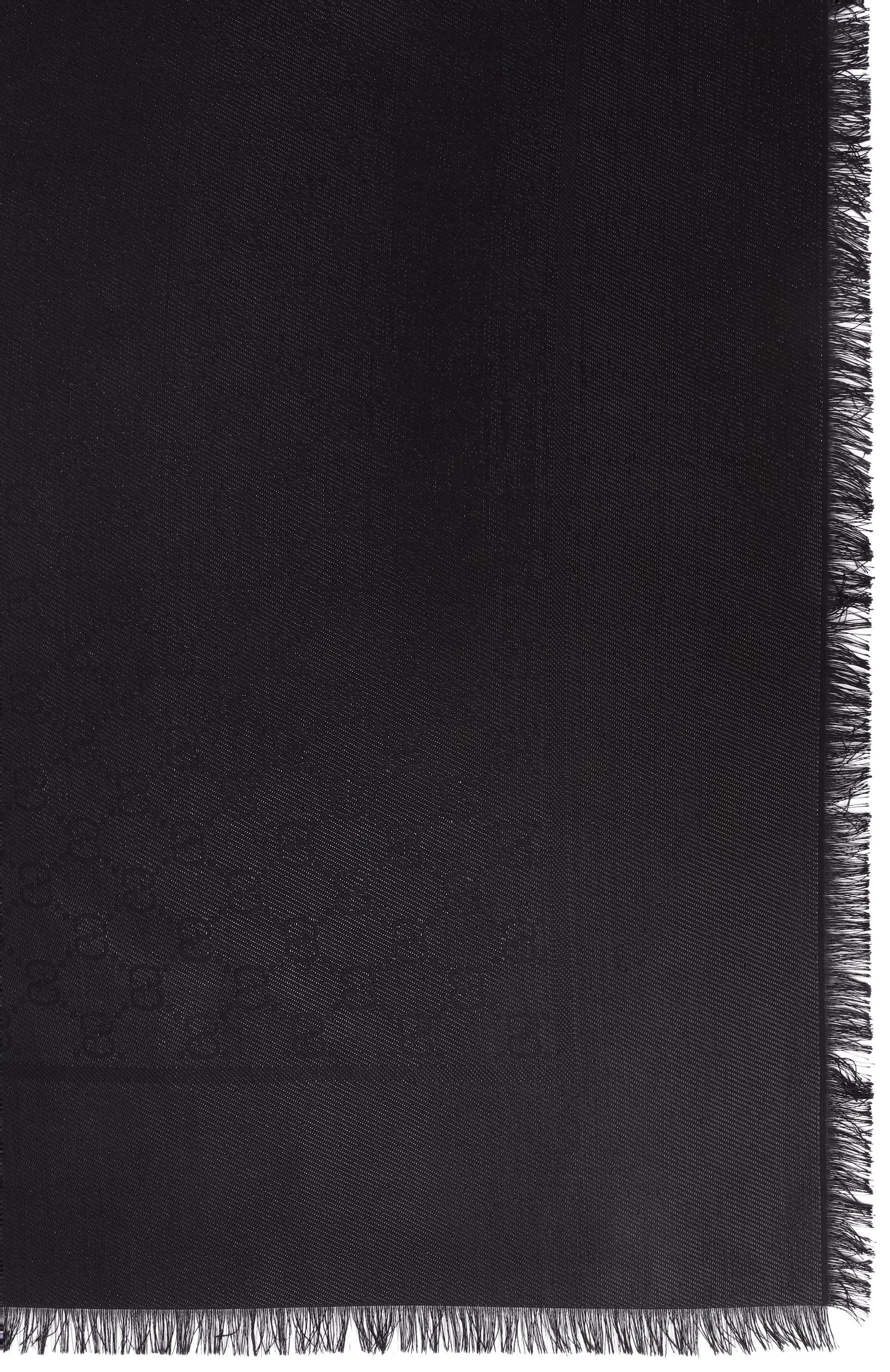 Шаль из шелка и шерсти GUCCI, арт. 844561/3GA18, фото 4